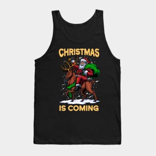 Santa Deer Tank Top